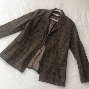 Nasty Gal Oversized Plaid Blazer
